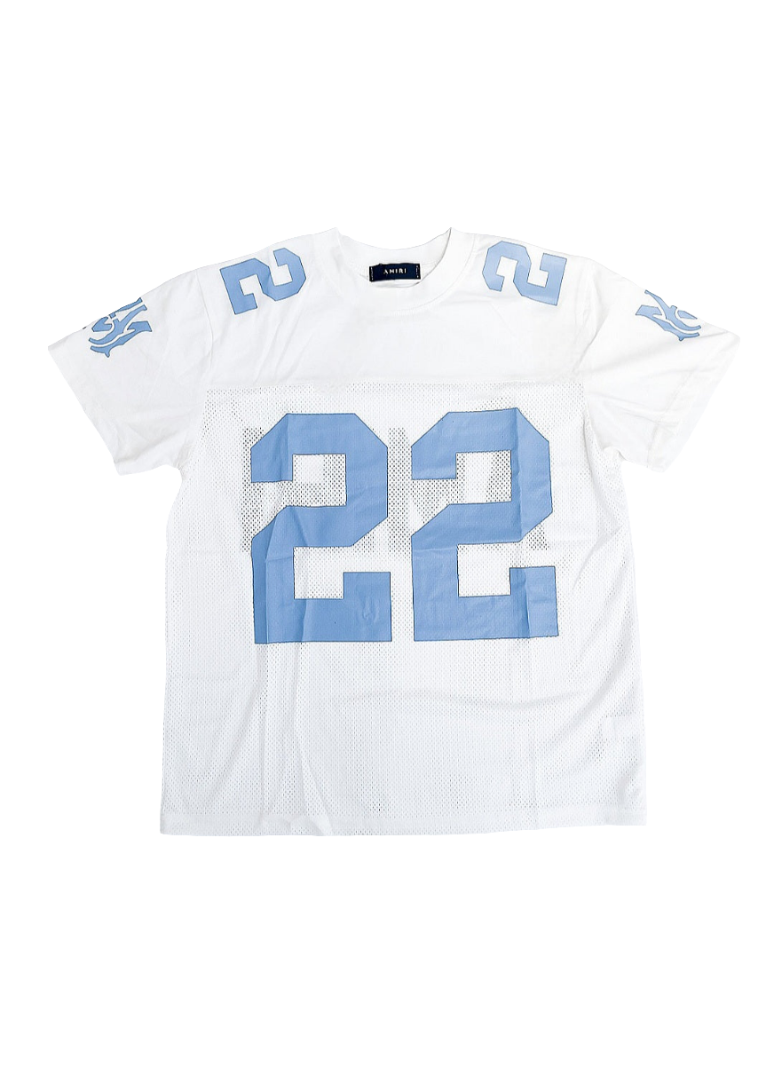 Amiri 22 Jersey White/Blue