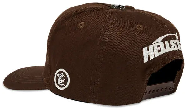 Hellstar OG Logo Rhinestone Hat Brown