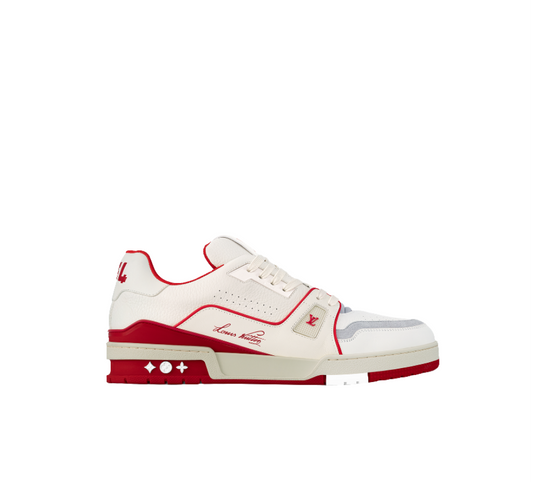 Sneaker LV Trainer White/Red