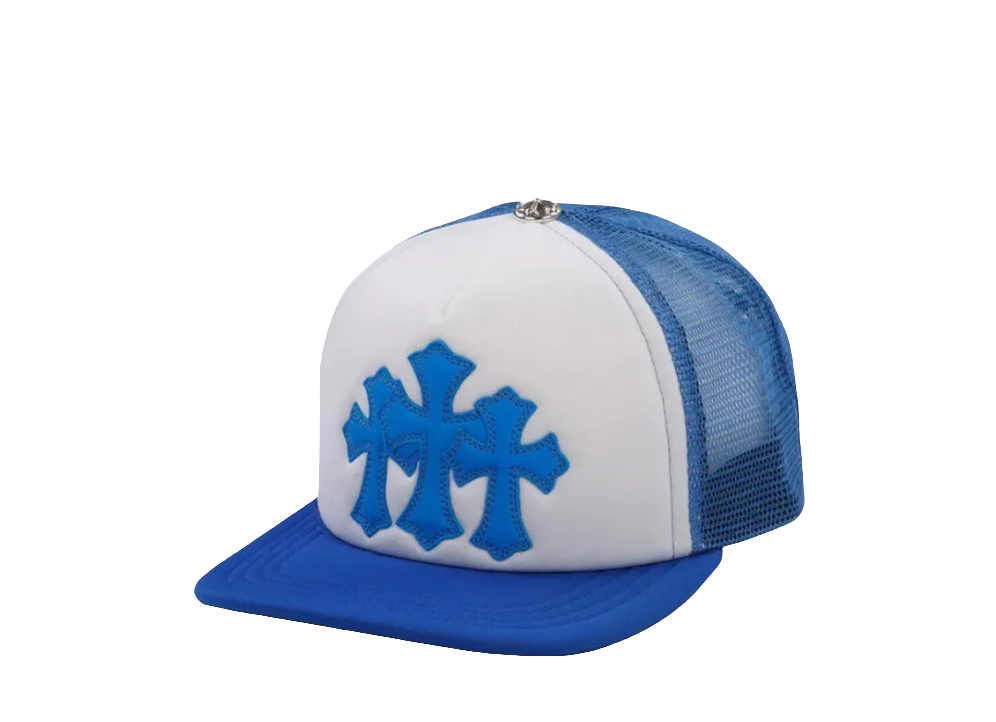 Chrome Hearts Cemetery Trucker Hat Blue