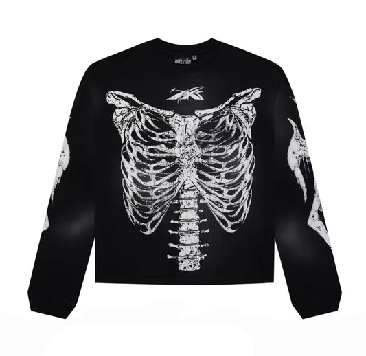 Hellstar Skeleton Long-Sleeve T-shirt
