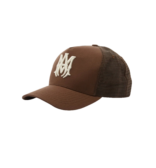Amiri MA Trucker Hat Brown